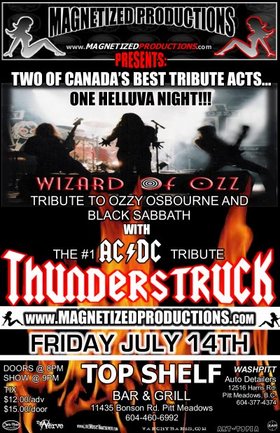 A NIGHT OF LEGENDS: Wizard of Oz, Thunderstruck @ Top Shelf Bar & Grill - Jul 14, 2006