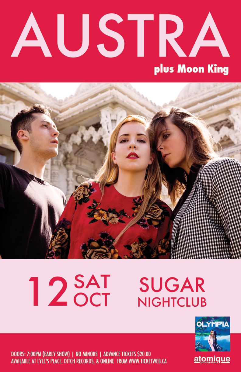 Austra, Moon King @ Capital Ballroom Oct 12 2013 - May 6th @ Capital Ballroom