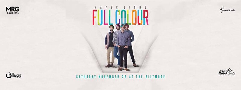 Paper Lions @ The Biltmore Cabaret Nov 26 2016 - May 6th @ The Biltmore Cabaret