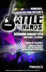 Battle of the Bands: The Party on High Street, The Split Seconds, Krunch Mustard, Handsome Distraction @ Felicita's Pub Jan 25 2012 - May 5th @ Felicita's Pub