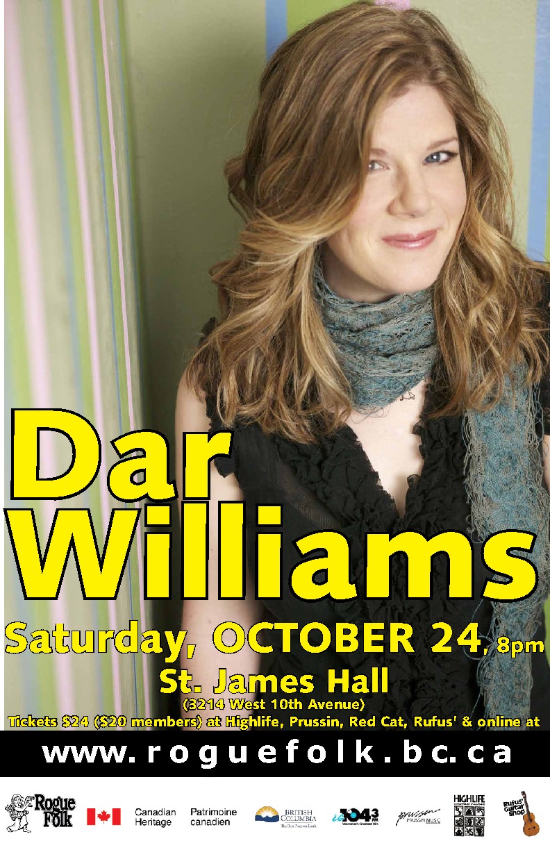 Dar Williams @ St. James Community Hall - Oct 24, 2015