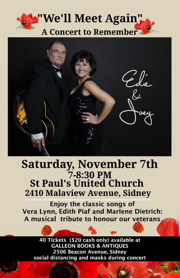 We'll Meet Again: Edie DaPonte, Joey Smith @ St Paul's United Church Nov 7 2020 - May 7th @ St Paul's United Church