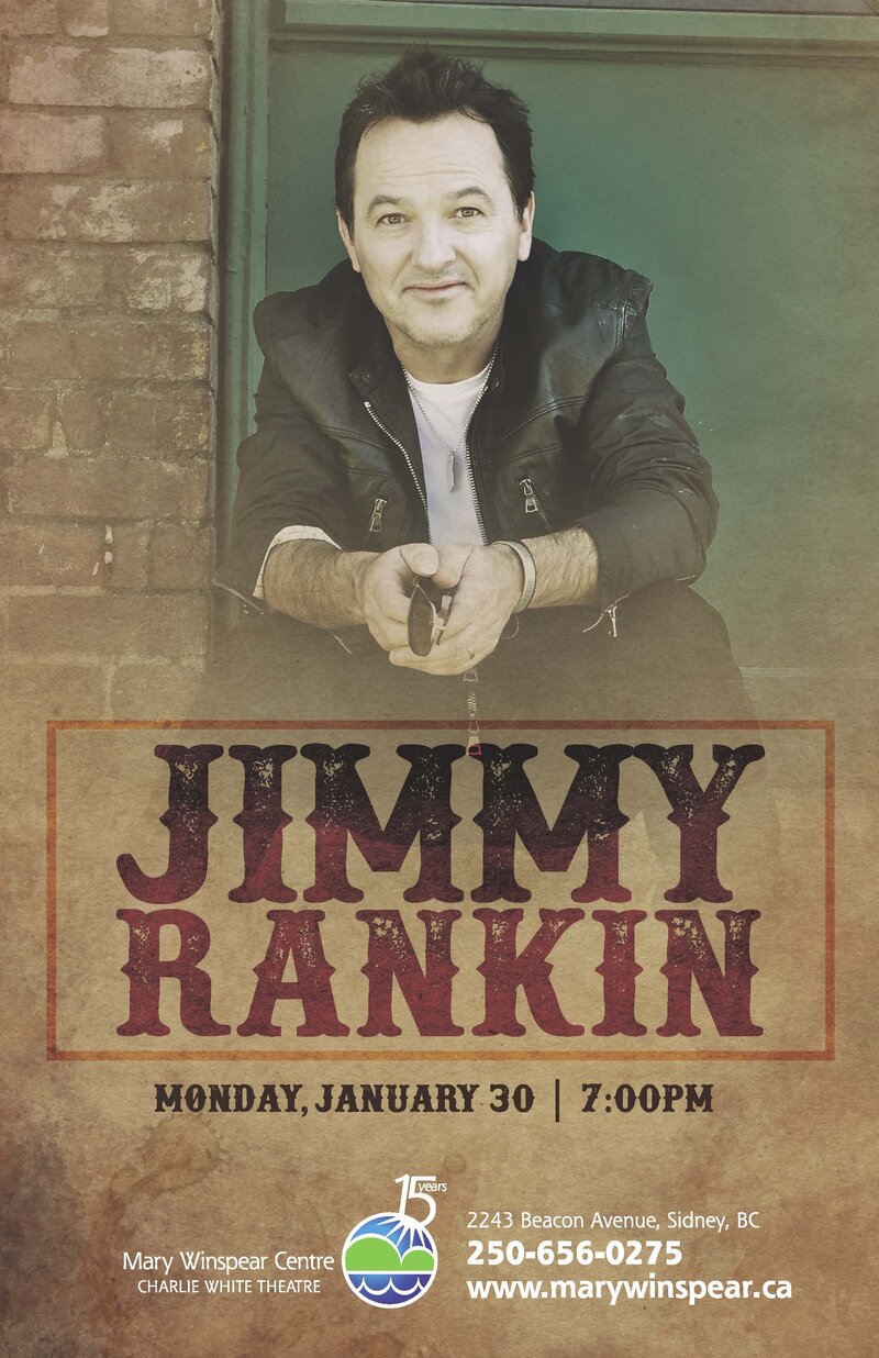 Jimmy Rankin @ Mary Winspear Centre Jan 30 2017 - May 6th @ Mary Winspear Centre