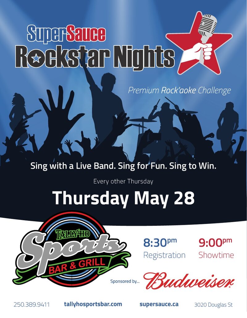 Rockstar Nights Live at the Tally-Ho!: SuperSauce, Guests @ Tally Ho Sports Bar and Grill - May 28, 2015