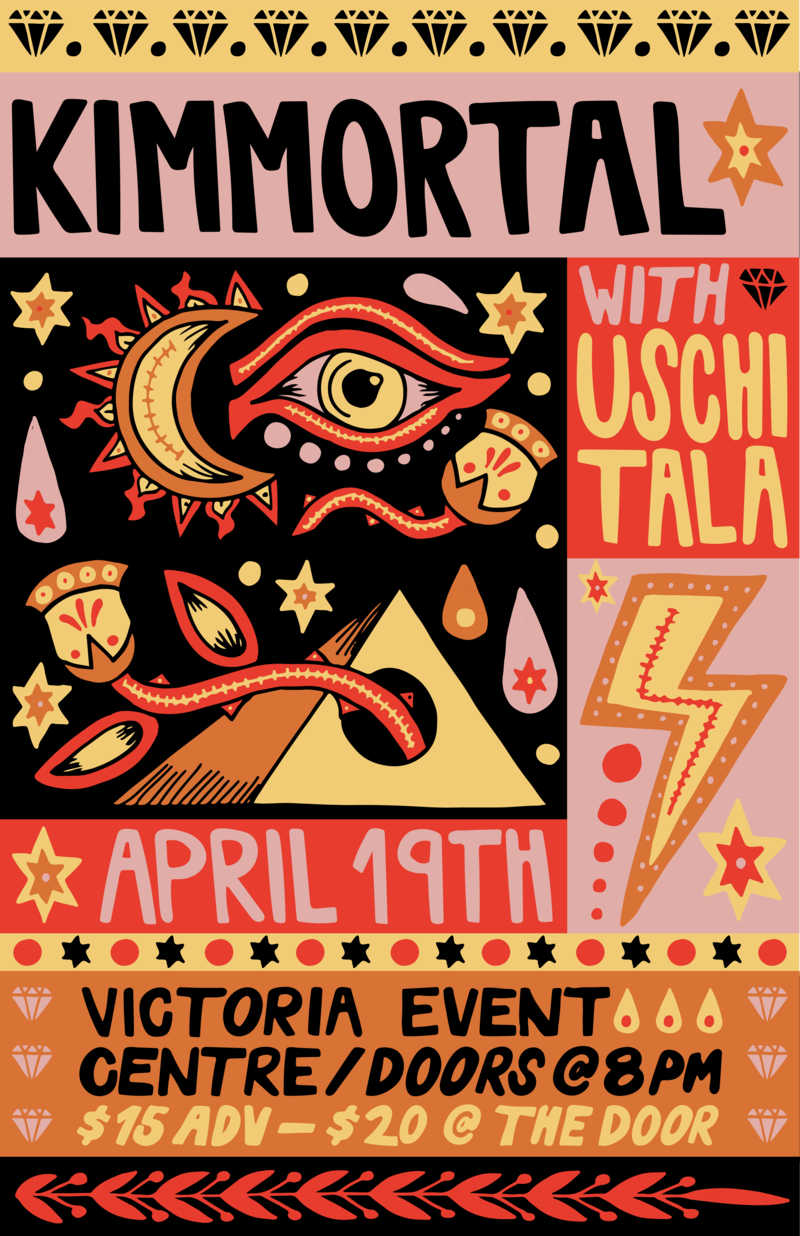 Kimmortal, Uschi Tala, Quarterback @ Victoria Event Centre Apr 19 2019 - May 13th @ Victoria Event Centre