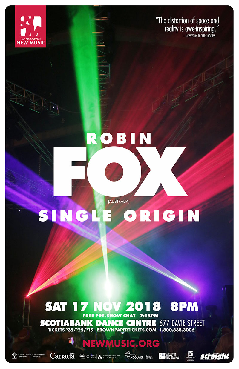 Robin Fox @ Scotiabank Dance Centre Nov 17 2018 - May 9th @ Scotiabank Dance Centre