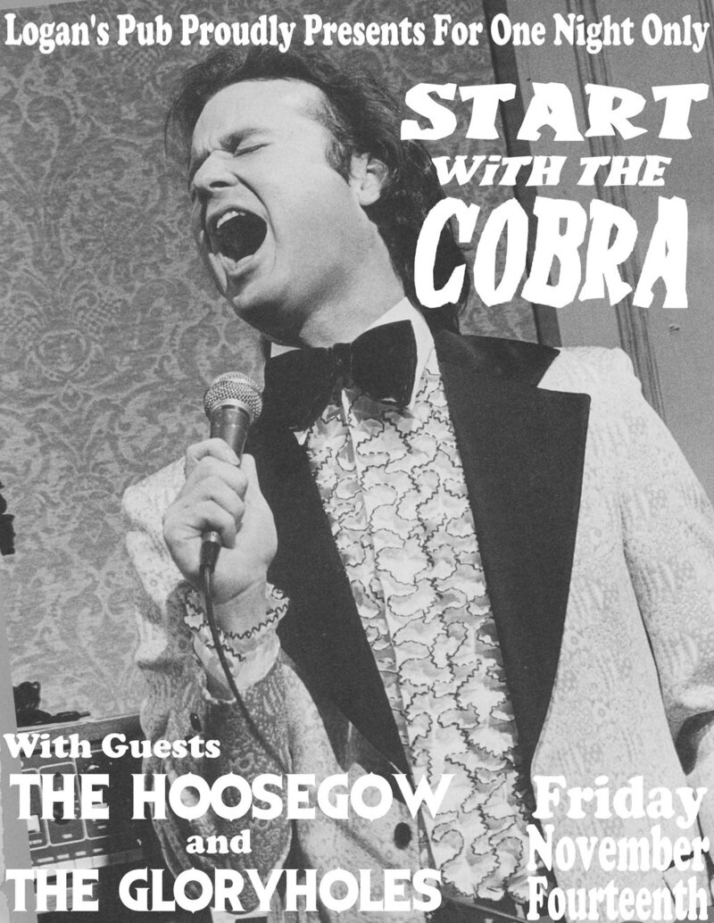 PUNK FOR DINNER: START WITH THE COBRA, The Hoosegow @ Logan's Pub - Nov 14, 2008