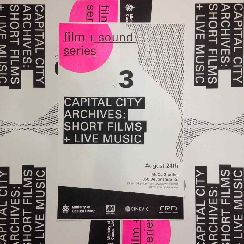 FILM + SOUND Series No. 3 : Capital City Archives @ The Ministry of Casual Living - Aug 24, 2018