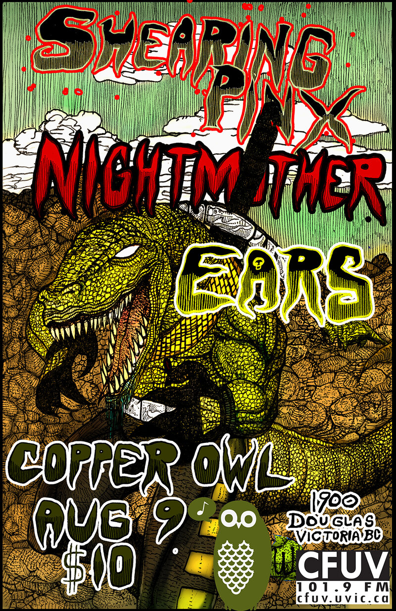 Shearing Pinx , EARS, Night Mother @ Copper Owl Aug 9 2013 - May 1st @ Copper Owl