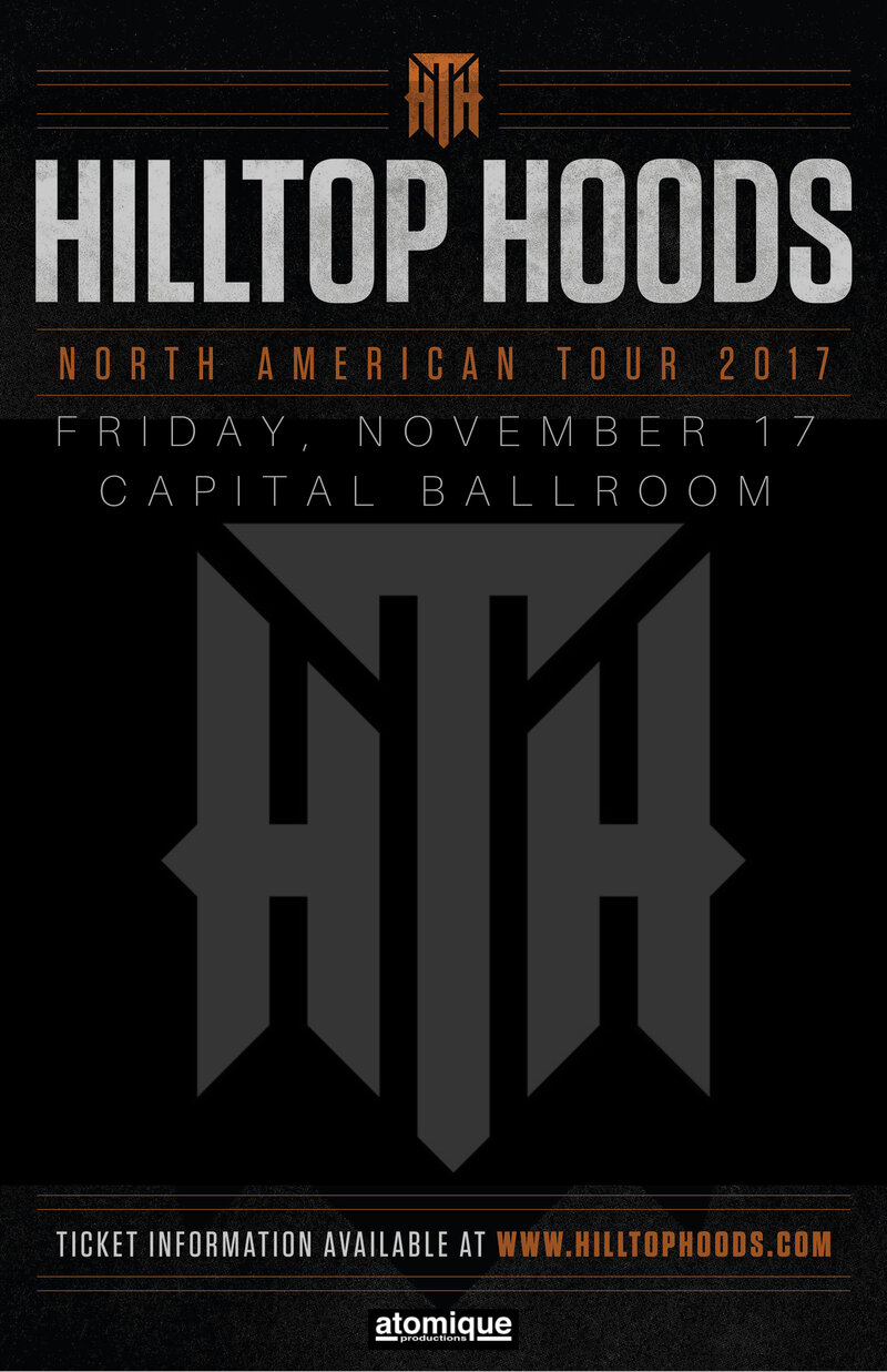 Hilltop Hoods, Dj Total Eclipse, Def3 @ Capital Ballroom Nov 17 2017 - May 6th @ Capital Ballroom