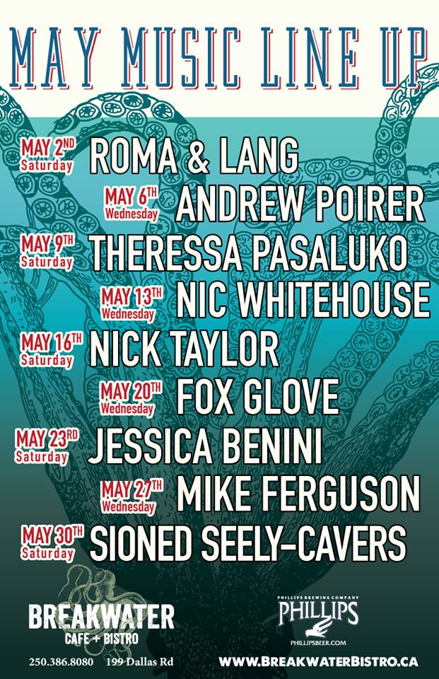 Mike Ferguson @ Breakwater Cafe + Bistro May 27 2015 - May 6th @ Breakwater Cafe + Bistro