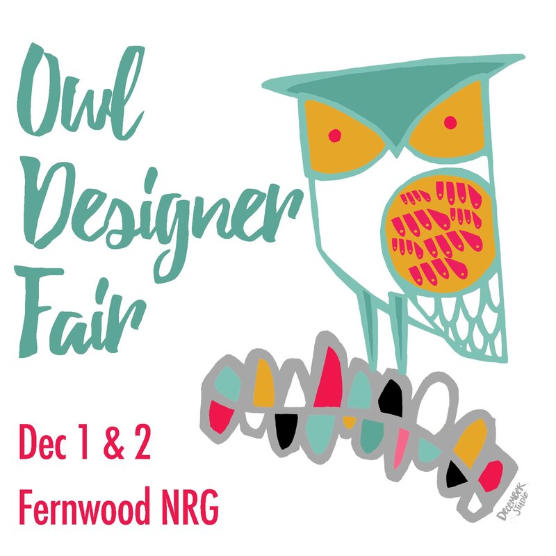 The Owl Designer Fair @ Fernwood (NRG) Community Centre Dec 1 2017 - Jun 12th @ Fernwood (NRG) Community Centre