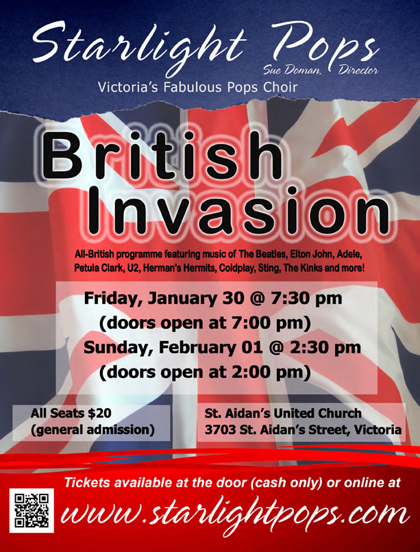 "British Invasion": Starlight Pops  @ Broad View United Jan 30 2015 - May 6th @ Broad View United