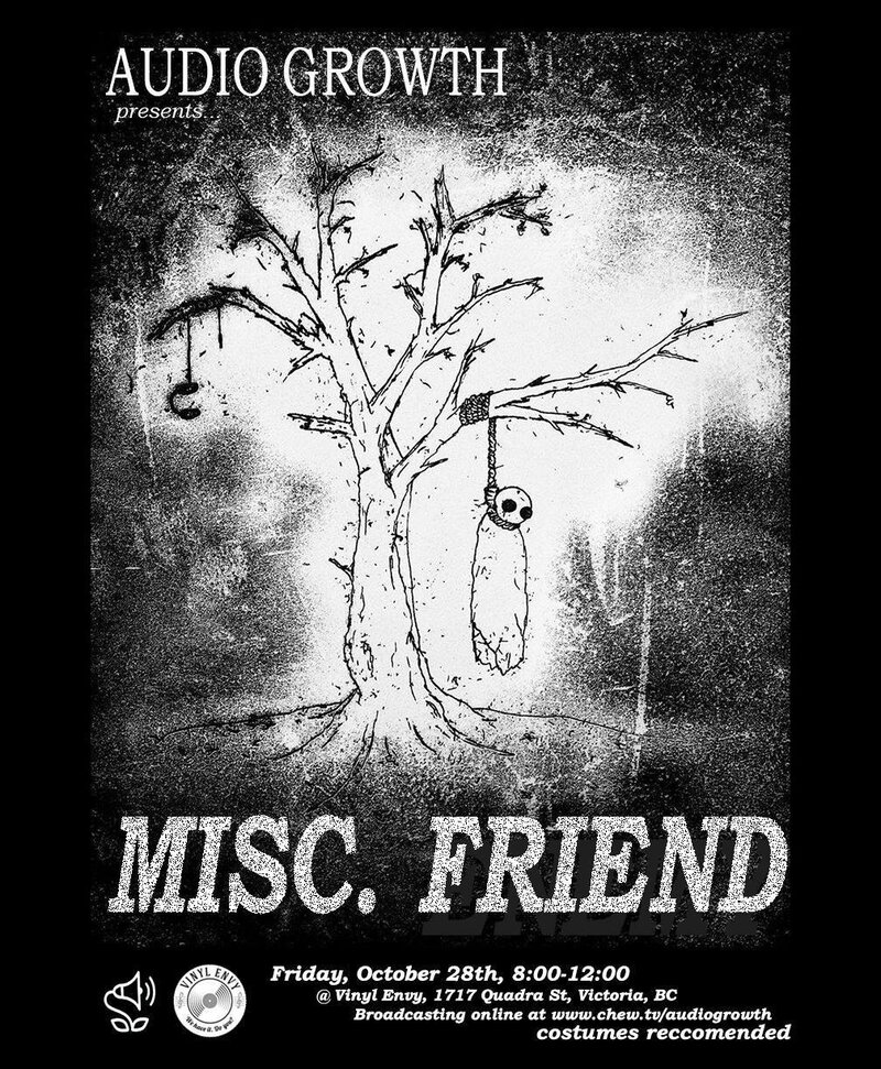 Audio Growth 666 ft. Misc. Friend: Misc. Friend , Yung Gunn, Overgrowth @ Vinyl Envy Oct 28 2016 - Jun 5th @ Vinyl Envy