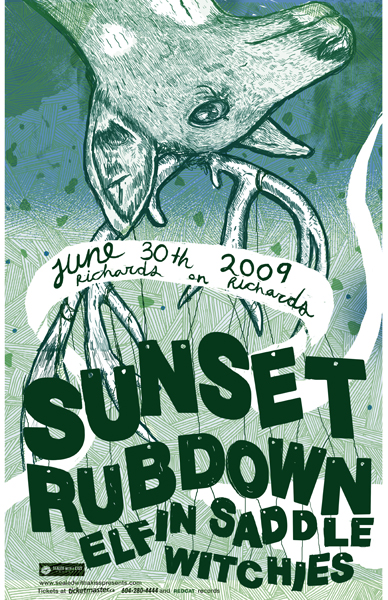 Sunset Rubdown, Elfin Saddle, Witchies @ Richard's On Richards Jun 30 2009 - May 6th @ Richard's On Richards