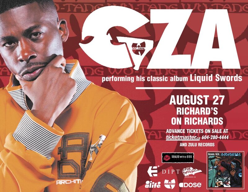 From Wu Tang Clan - performing Liquid Swords: GZA, Paul Devro @ Richard's On Richards Aug 27 2008 - May 6th @ Richard's On Richards