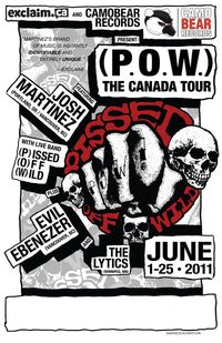 P.O.W. Canada Tour: Josh Martinez, Evil Ebenezer,  the Lytics @ Jello Martini Lounge - Jun 19, 2011
