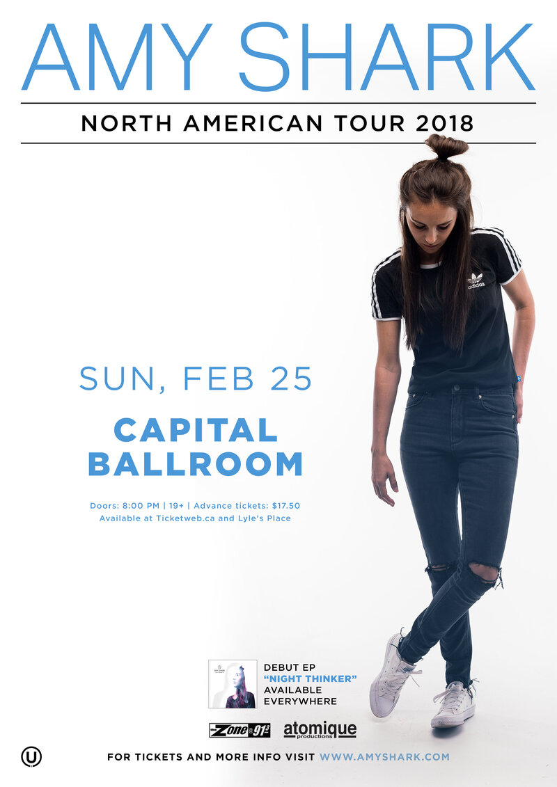 Amy Shark, Guests @ Capital Ballroom Feb 25 2018 - Jun 10th @ Capital Ballroom