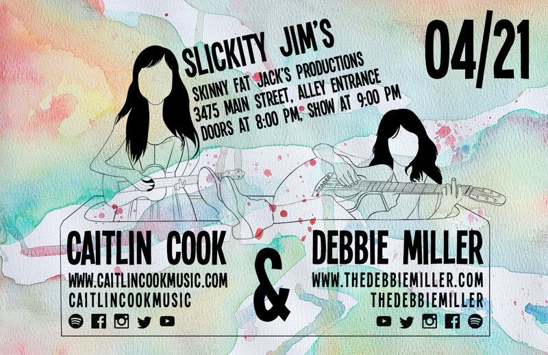 Caitlin Cook, Debbie Miller @ Slickity Jim's Apr 21 2016 - May 6th @ Slickity Jim's