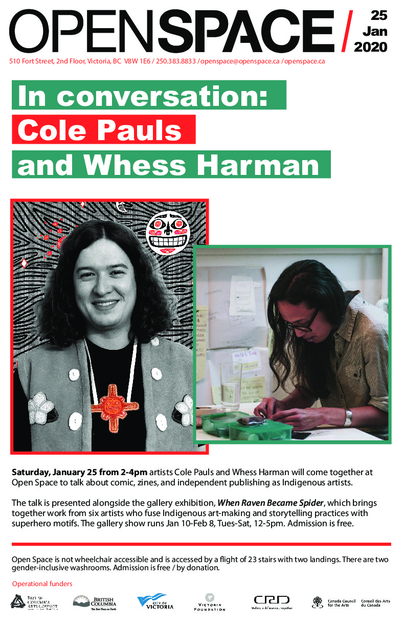 In conversation: Cole Pauls and Whess Harman @ Open Space Jan 25 2020 - Jun 16th @ Open Space