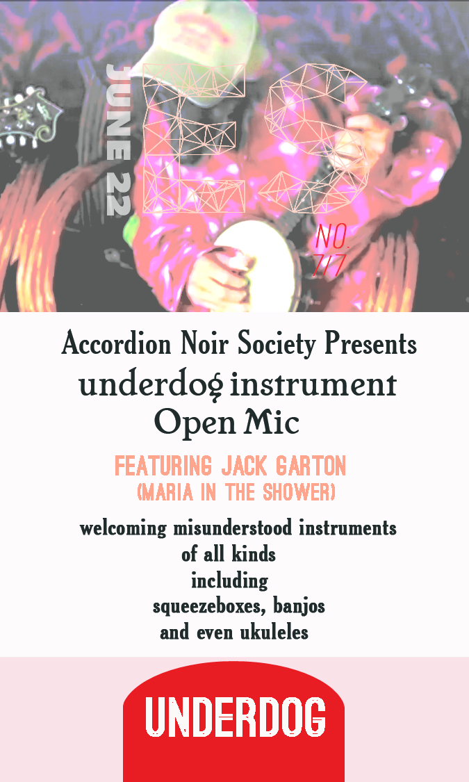 Extravagant Signals: The Underdog Instrument Open Mic: Jack Garton @ Gallery 1965 Jun 22 2013 - May 7th @ Gallery 1965