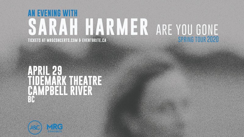 Sarah Harmer @ Tidemark Theatre Apr 29 2020 - May 6th @ Tidemark Theatre