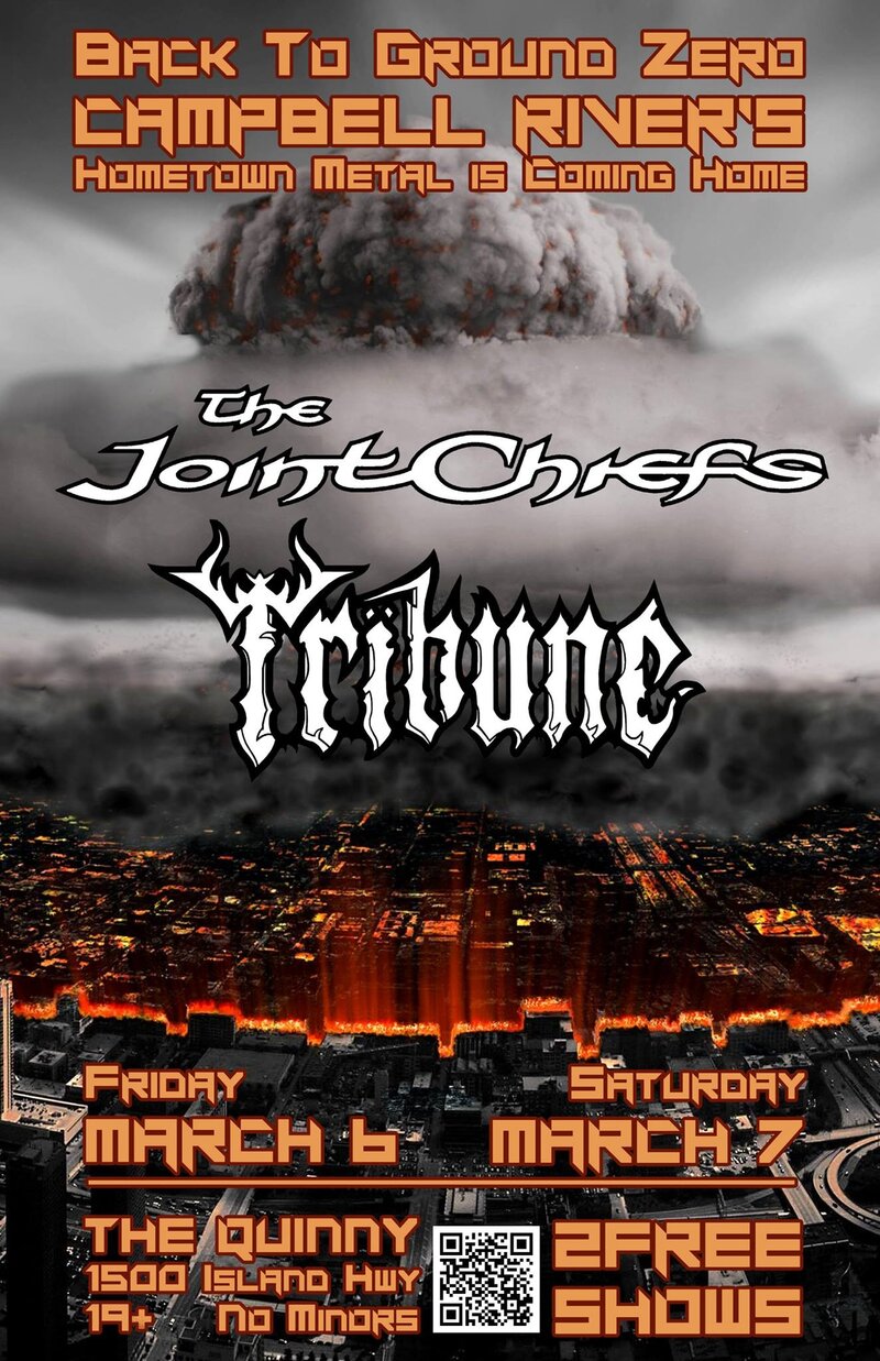 The Joint Chiefs, Tribune @ Quinsam Hotel Mar 6 2015 - May 6th @ Quinsam Hotel
