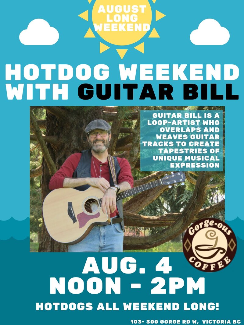 Hotdog Cookout with Guitar Bill!: Bill Holtom @ Gorge-ous Coffee Dec 31 1969 - May 8th @ Gorge-ous Coffee