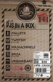 DJs in a Box 1.7: MrMacHimself, Twisted, Palletz, BrZa @ Sunset Labs Jul 6 2012 - May 6th @ Sunset Labs