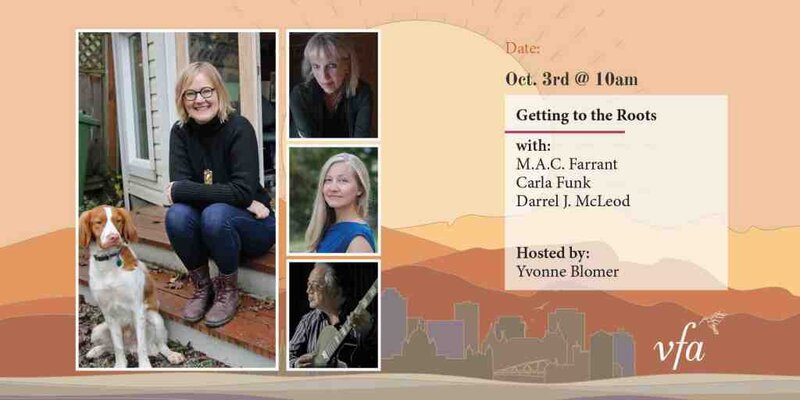 Getting to the Roots: M.A.C. Farrant, Carla Funk, Darrel  McLeod @ Online Oct 3 2021 - Jun 3rd @ Online