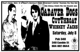 Cadaver Dogs, CUTTHROAT, The Whiskeyjacks @ Pub 340 Jul 8 2006 - May 6th @ Pub 340