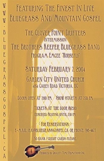 Old Time Country & Bluegrass Gospel @ Garden City United - Feb 07, 2003