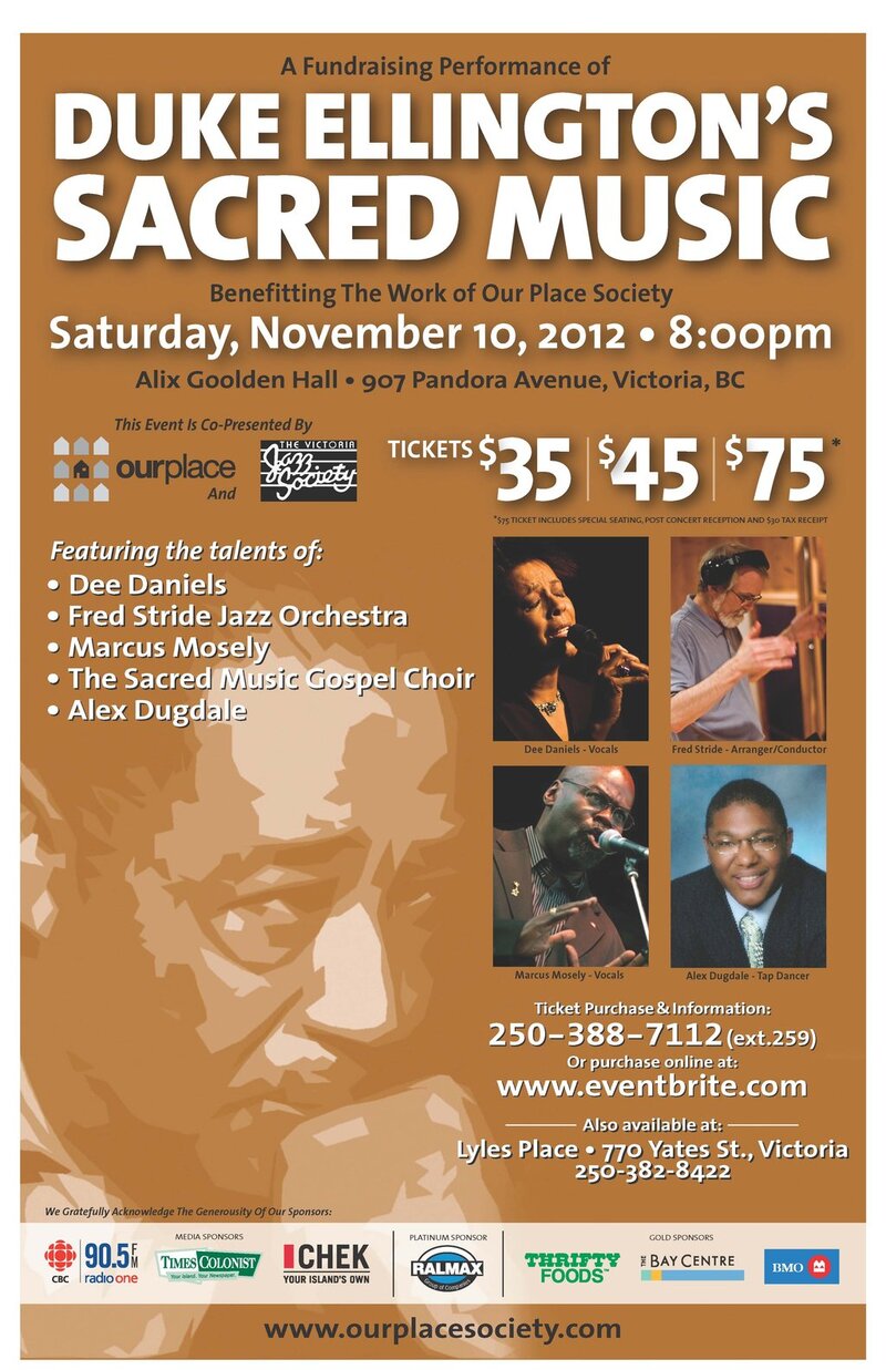 Duke Ellington's Sacred Music @ Alix Goolden Performance Hall Nov 10 2012 - Jun 16th @ Alix Goolden Performance Hall