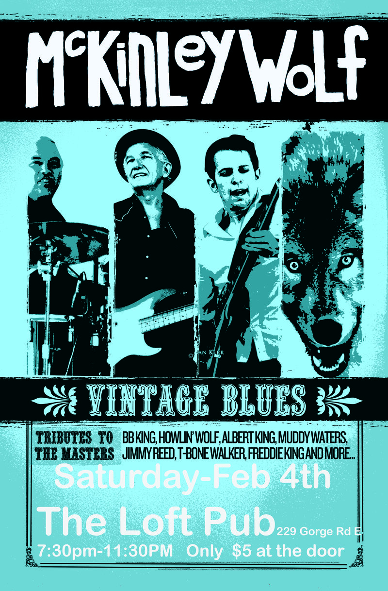 Blues Party: McKinley Wolf @ The Loft (Victoria) - Feb 04, 2017