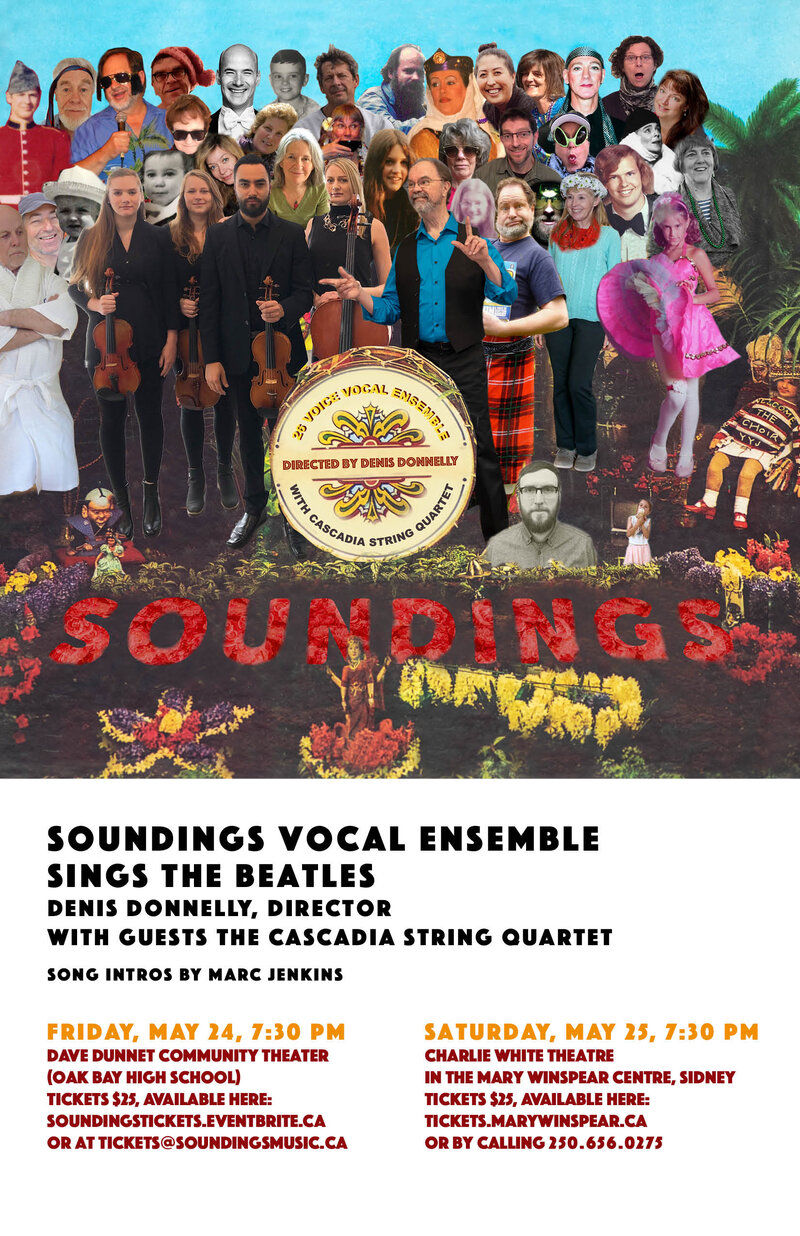 Soundings Vocal Ensemble @ Dave Dunnet Theatre May 24 2019 - Jun 16th @ Dave Dunnet Theatre