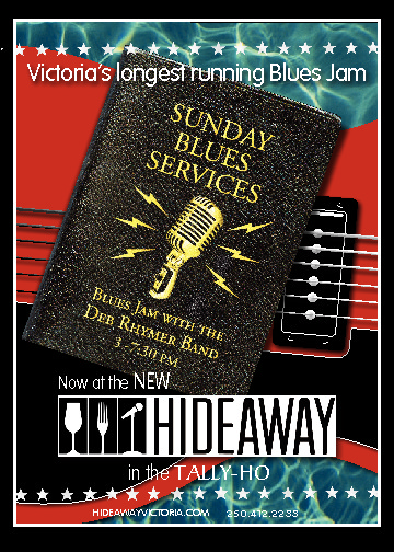 Sunday Blues Service: The Deb Rhymer Band @ Hideaway Caf&eacute; May 8 2016 - May 8th @ Hideaway Caf&eacute;