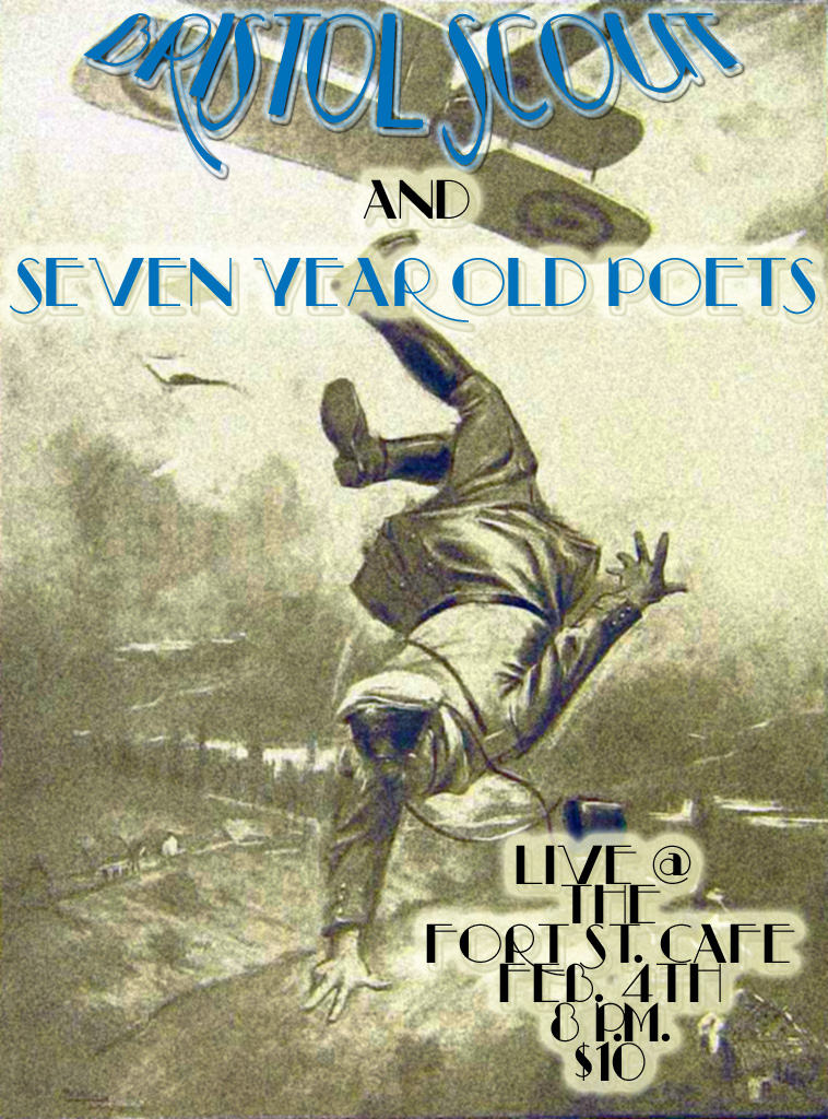 The Bristol Scout, seven year old poets, Sports and Music @ The Fort Cafe Feb 4 2012 - May 9th @ The Fort Cafe