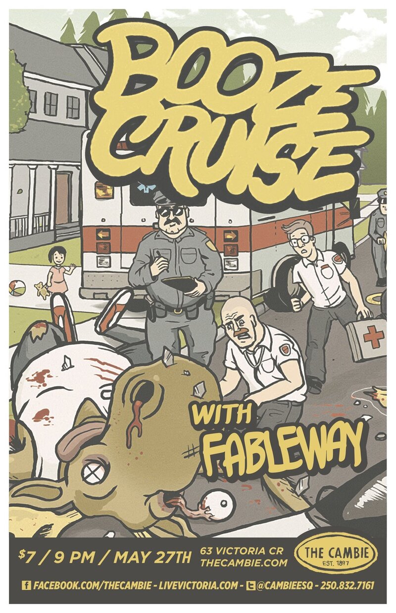 PUNK SHOW: w/ Shawn FUCKING Taggart, Fableway, Booze Cruise @ The Cambie at the  Esquimalt Inn May 27 2012 - May 16th @ The Cambie at the  Esquimalt Inn