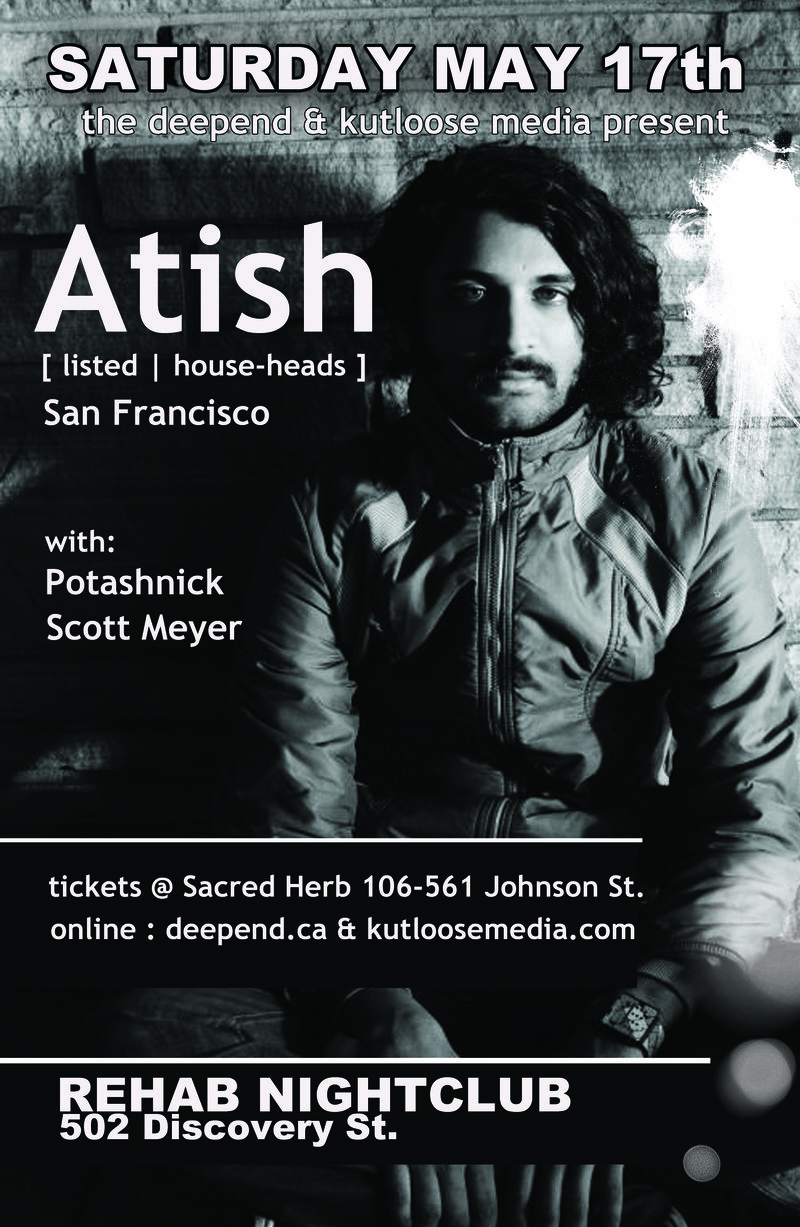 Atish [ house-heads, listed - SF ] w/ Potashnick & Scott Meyer: Atish [ House-heads, Listed - SF ], Potashnick & Scott Meyer @ REHAB NIGHTCLUB May 17 2014 - May 6th @ REHAB NIGHTCLUB