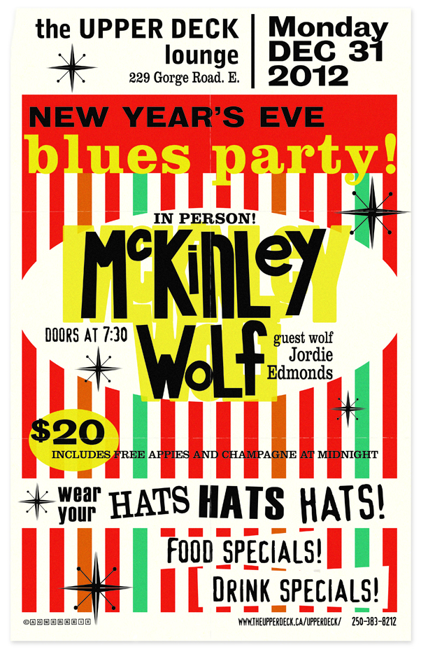McKinley Wolf @ Upper Deck (in the Gorge Travelodge) Dec 31 2012 - Jun 10th @ Upper Deck (in the Gorge Travelodge)