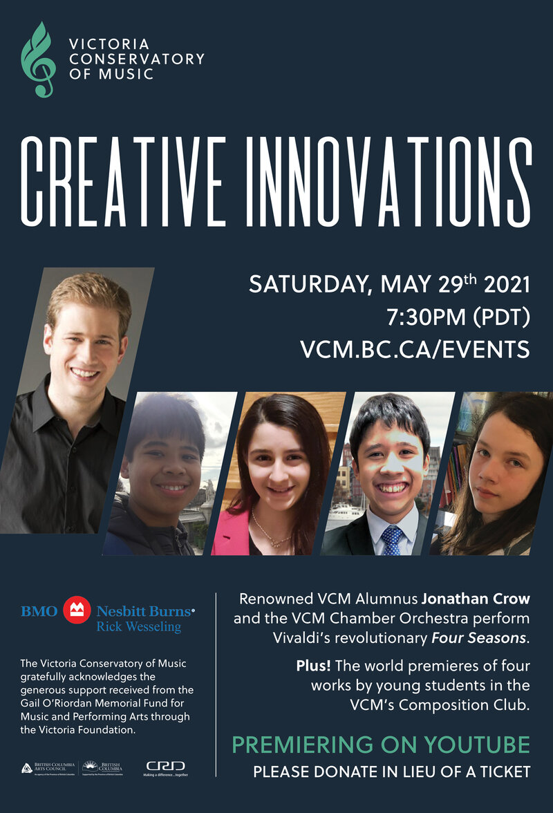 Creative Innovations: Jonathan Crow @ Online - May 29, 2021