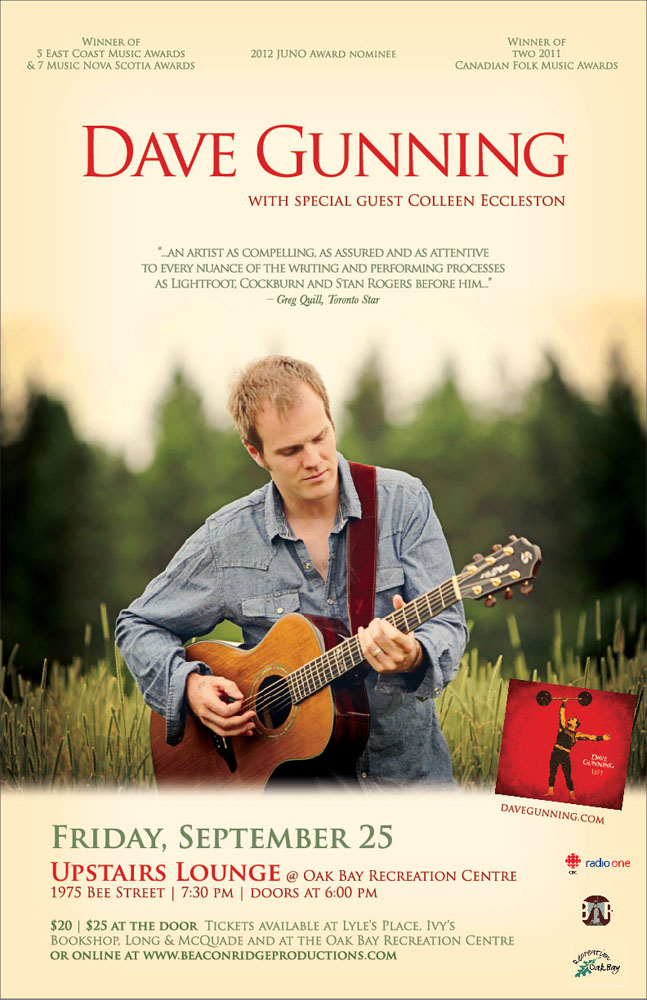 Dave Gunning w/ special guest Colleen Eccleston: Dave Gunning, colleen eccleston @ Sports View Lounge Sep 25 2015 - May 8th @ Sports View Lounge