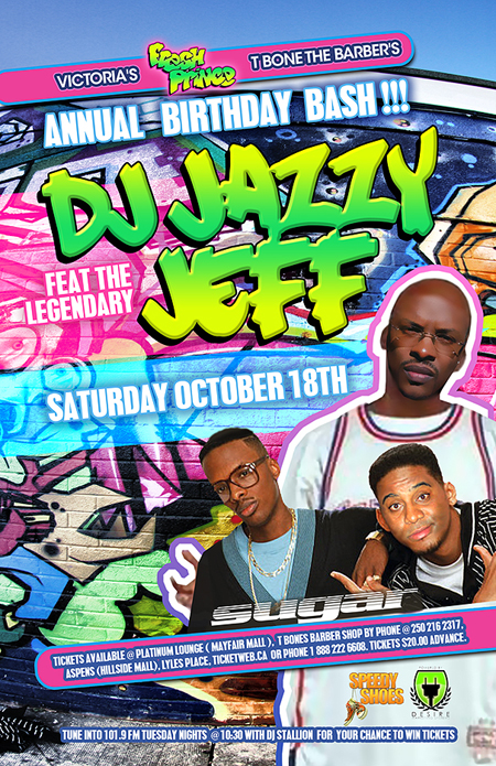 DJ Jazzy Jeff: DJ Jazzy Jeff, TBone The Barber, DJ SPEEDY SHOES, Stallie  @ Capital Ballroom Oct 18 2008 - Jun 5th @ Capital Ballroom