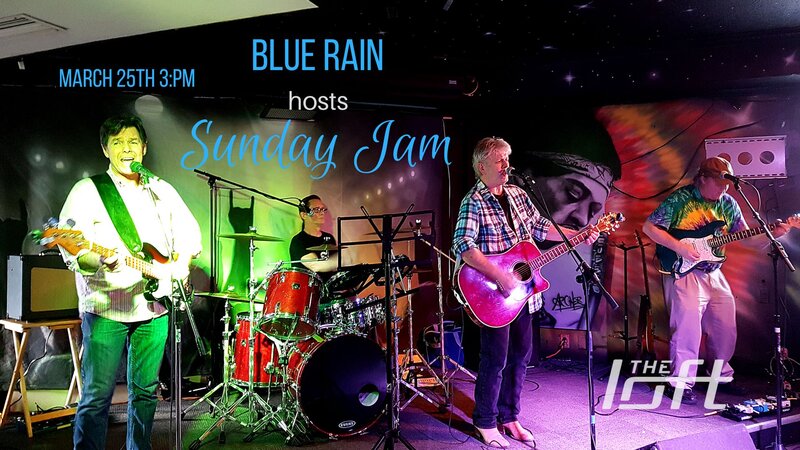 Blue Rain Sunday Jam at the Loft: Blue Rain @ The Loft (Victoria) Mar 25 2018 - Jun 8th @ The Loft (Victoria)
