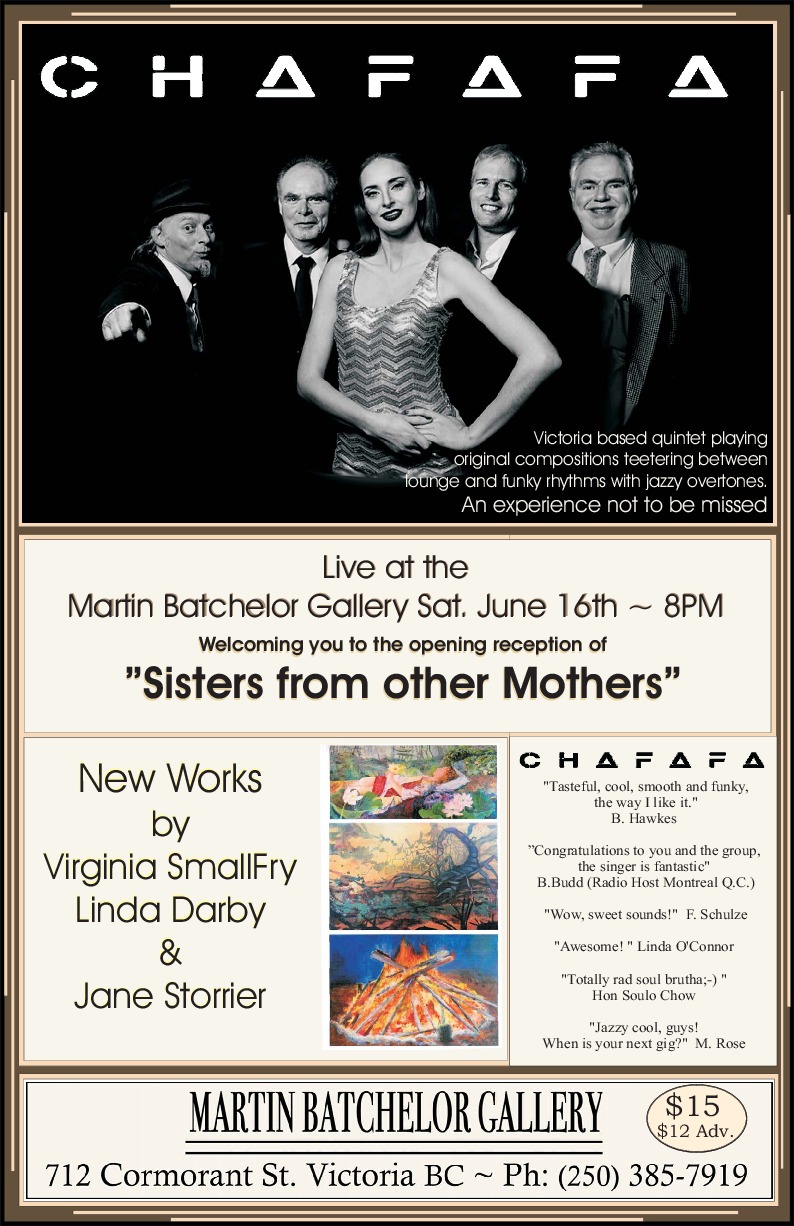 Chafafa Quintet and Art Show @ Martin Batchelor Gallery Jun 16 2018 - Apr 30th @ Martin Batchelor Gallery