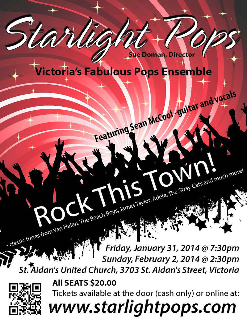 Starlight Pops presents "Rock This Town!" @ Broad View United Jan 31 2014 - May 6th @ Broad View United
