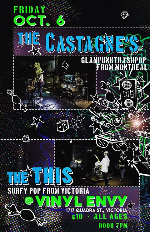 The Castagne's, The This @ Vinyl Envy Oct 6 2017 - May 1st @ Vinyl Envy