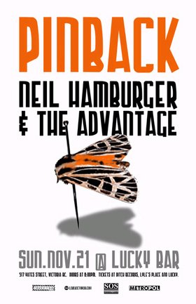 Pinback, Neil Hamburger, The Advantage @ Lucky Bar Nov 21 2004 - May 6th @ Lucky Bar
