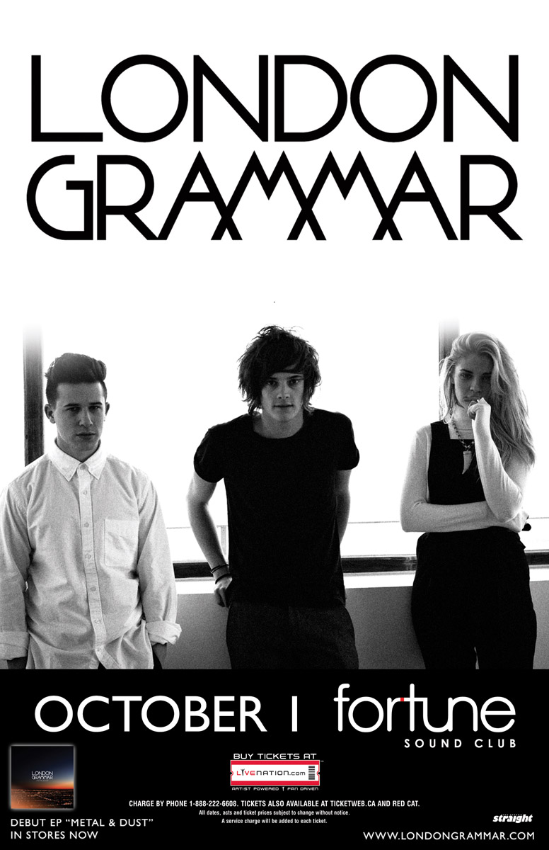 London Grammar @ Fortune Sound Club - Oct 01, 2013