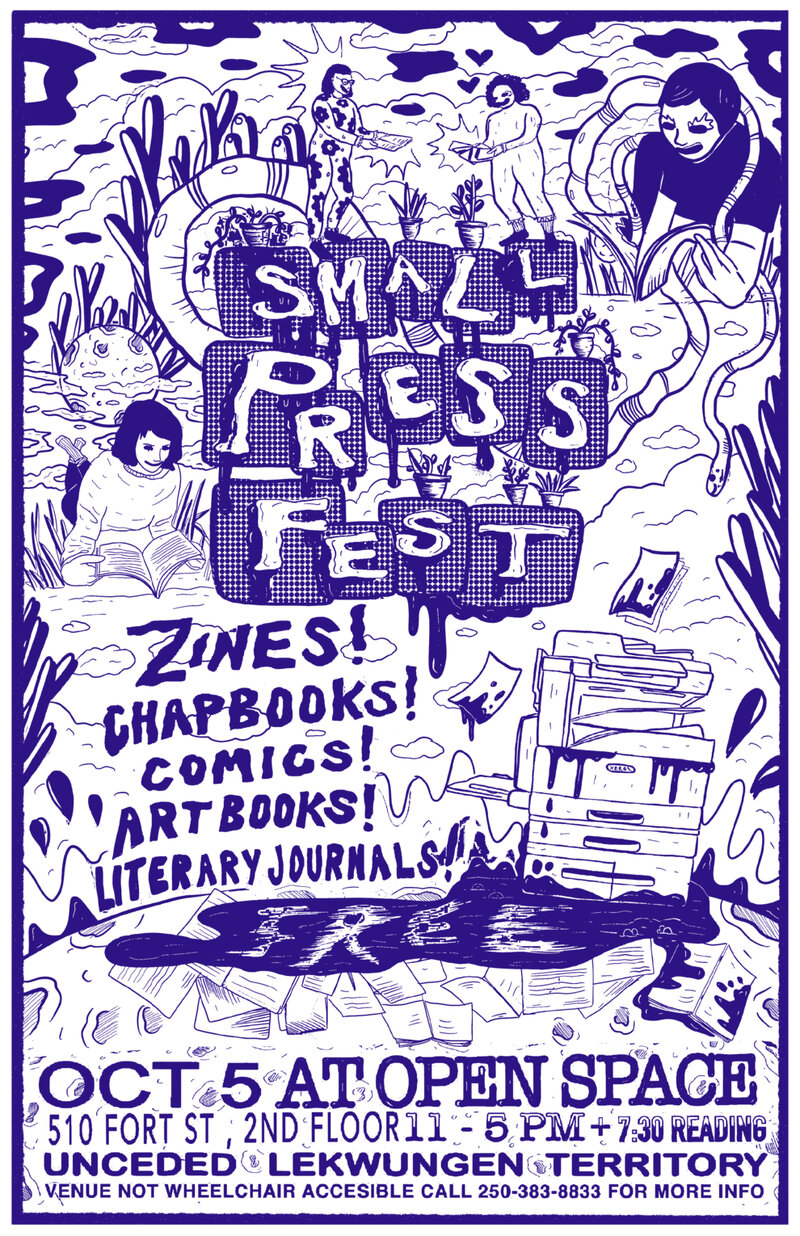 Small Press Fest @ Open Space Oct 5 2019 - Jun 17th @ Open Space